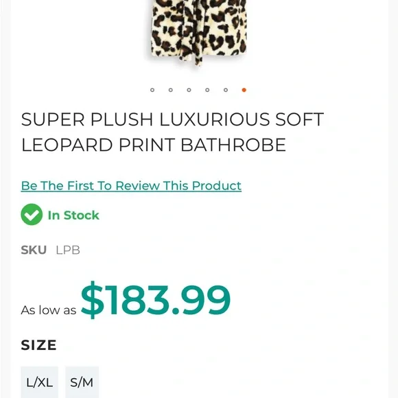 Leopard Robe - Picture 9 of 9